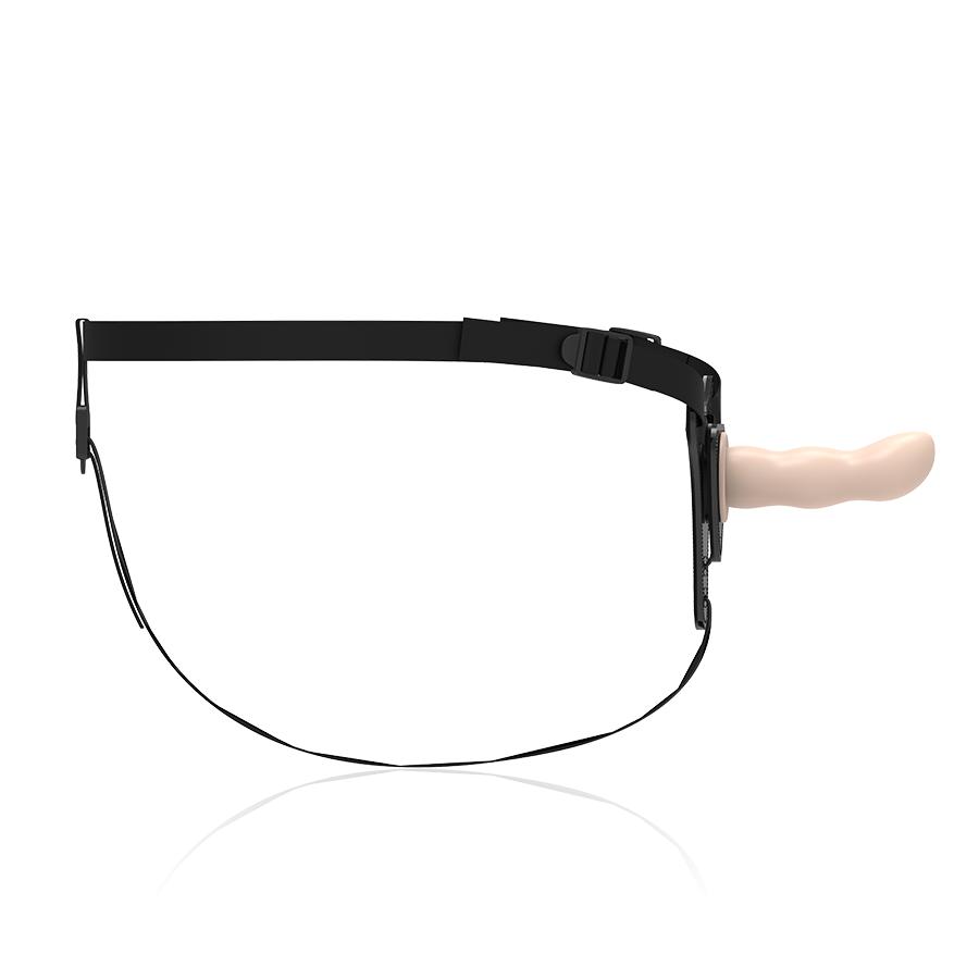 FETISH SUBMISSIVE HARNESS - FLESH SILICONE G-SPOT 12.5 CM — zdjęcie 4