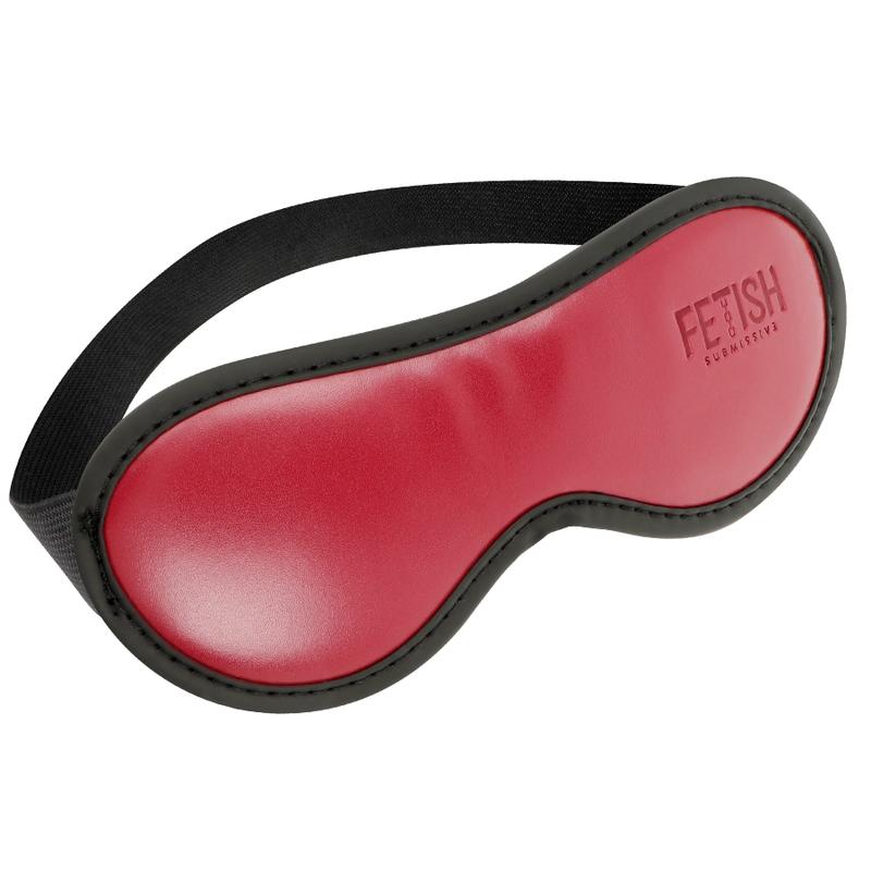 FETISH SUBMISSIVE DARK ROOM - VEGAN LEATHER MASK WITH NEOPRENE LINING — zdjęcie 4