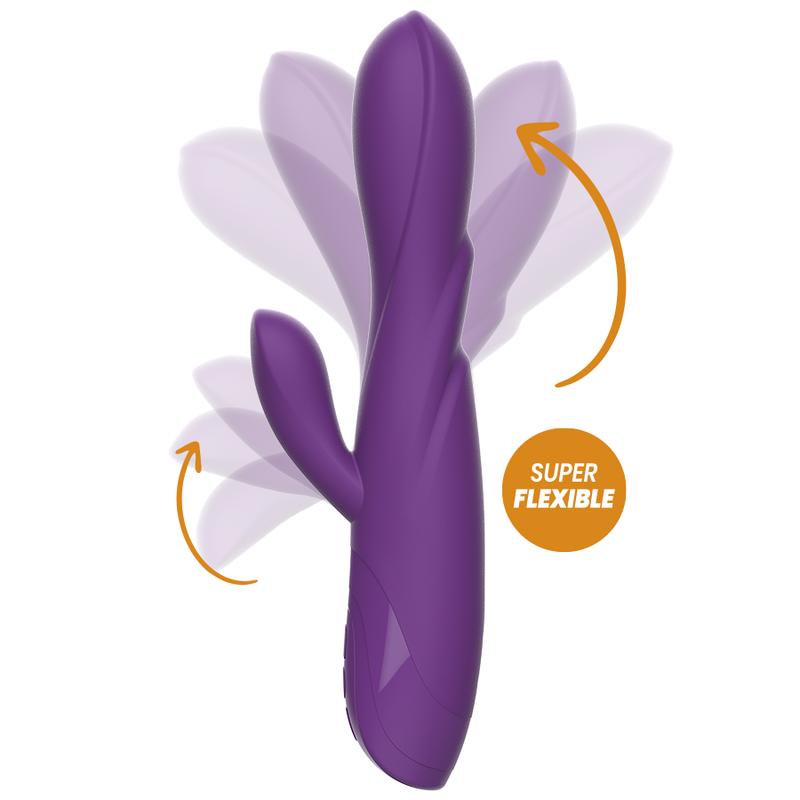 REWOLUTION - REWORABBIT FLEXIBLE VIBRATOR WITH RABBIT — zdjęcie 4