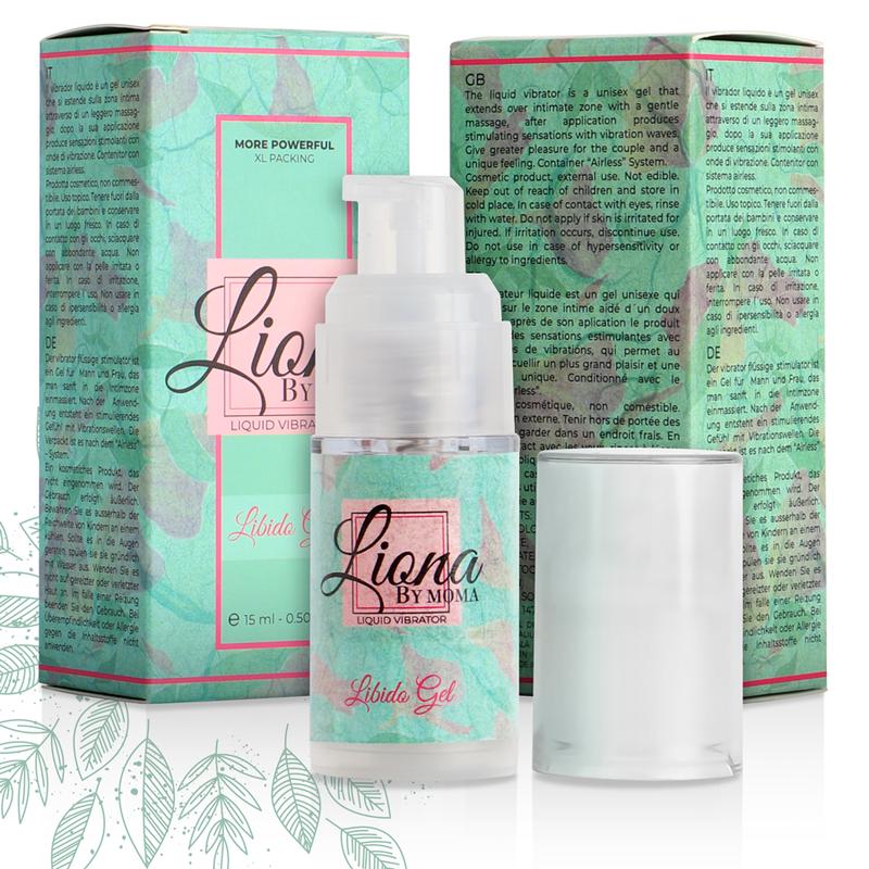 LIONA BY MOMA - LIQUID VIBRATOR LIBIDO GEL 15 ML — zdjęcie 4