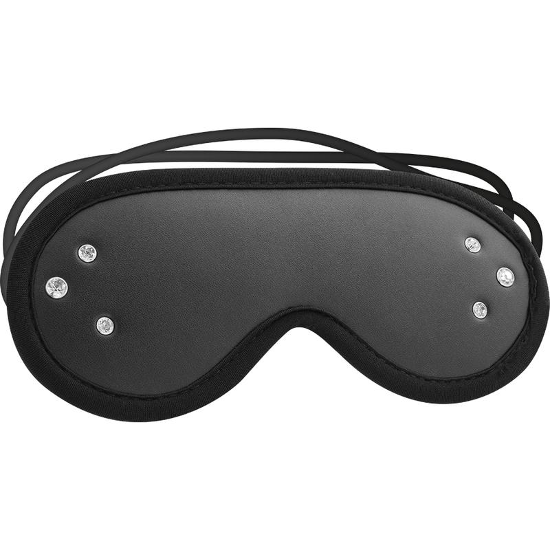 COQUETTE CHIC DESIRE - FANTASY VEGAN LEATHER BLIND MASK WITH NEOPRENE LINING — zdjęcie 4