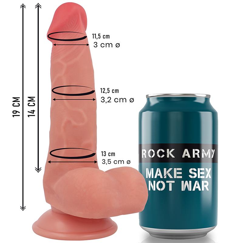 ROCK ARMY - ROCKARMY - LIQUID SILICONE FOX 19 CM -O- 3.2 CM — zdjęcie 4