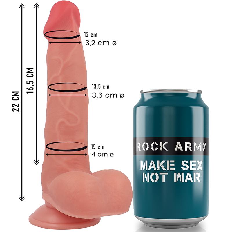ROCK ARMY - ROCKARMY - LIQUID SILICONE RANGER 22 CM -O- 3.6 CM — zdjęcie 4