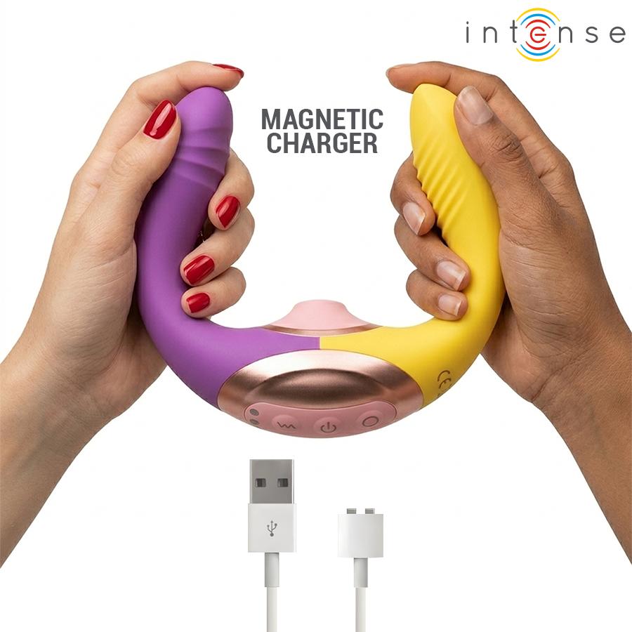 INTENSE HIGH TECH - INTENSE - WILLOW 3-IN-1 SUCTION AND VIBRATION STIMULATOR — zdjęcie 4
