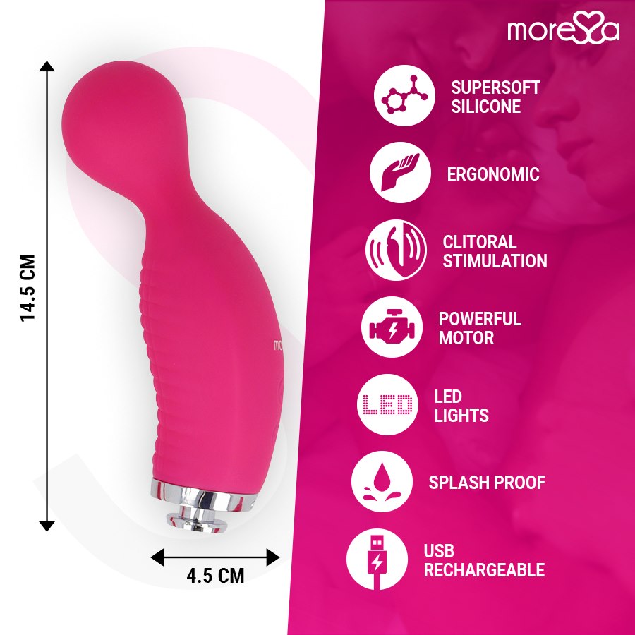 MORESSA - KIRK DUO SUCTION + MULTI-PERFORMANCE MASSAGER PREMIUM SILICONE RECHARGEABLE — zdjęcie 4