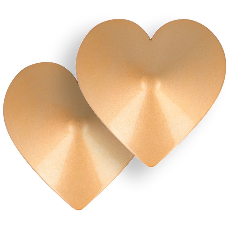 COQUETTE CHIC DESIRE - NIPPLE COVERS GOLDEN HEARTS — zdjęcie 4