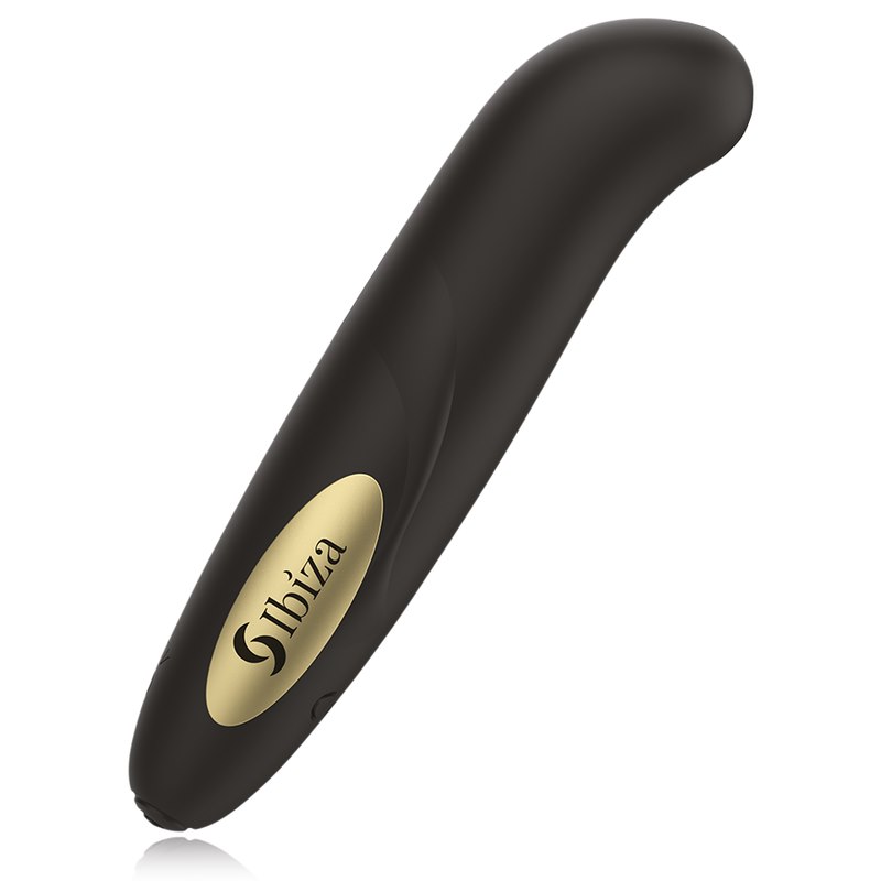 IBIZA - CLIT STIMULATOR USB CHARGER 10 VIBRATION MODES GOLDEN 13 X 2,9 CM — zdjęcie 4