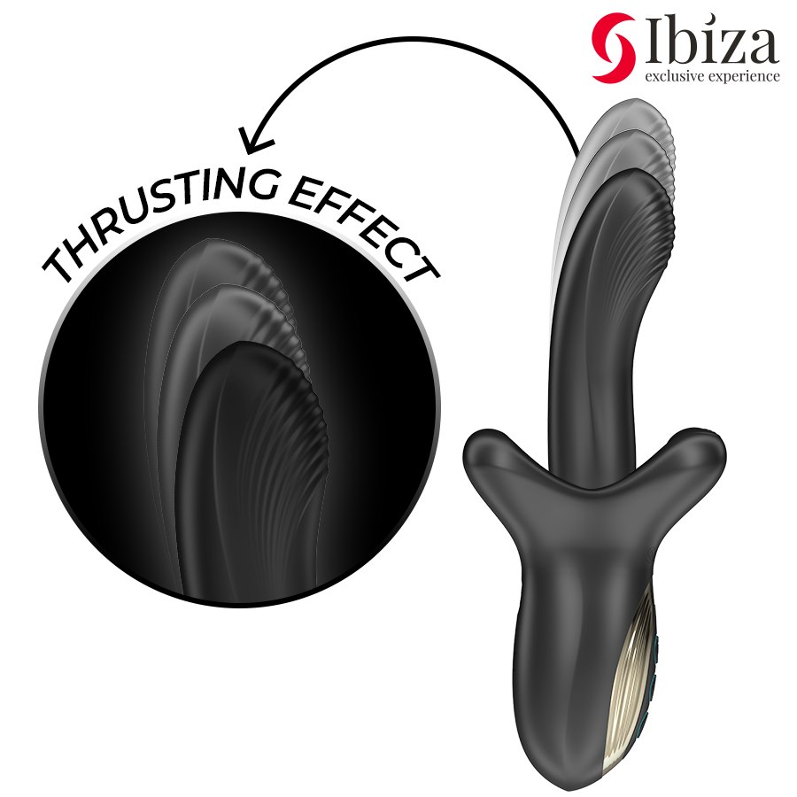 IBIZA - POWERFUL VIBRATOR WITH THRUSTING AND BITING EFFECT — zdjęcie 4
