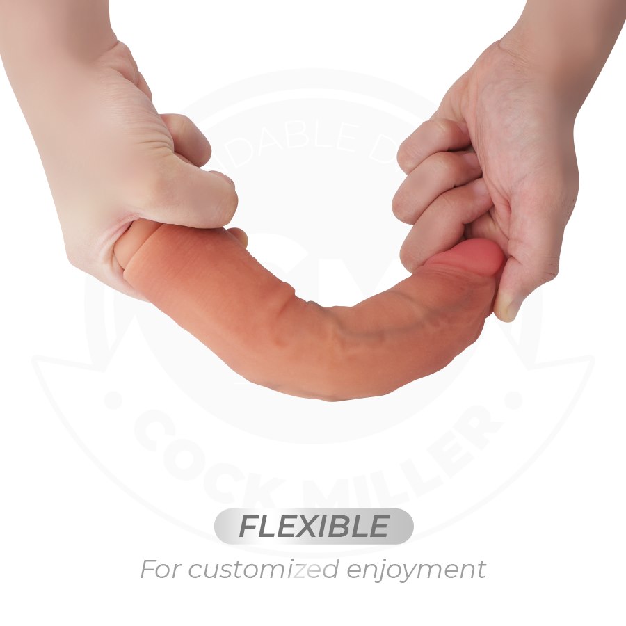 COCK MILLER - REALISTIC DILDO WITH SUCTION CUP AND REMOTE CONTROL VIBRATION 19.5 CM — zdjęcie 4