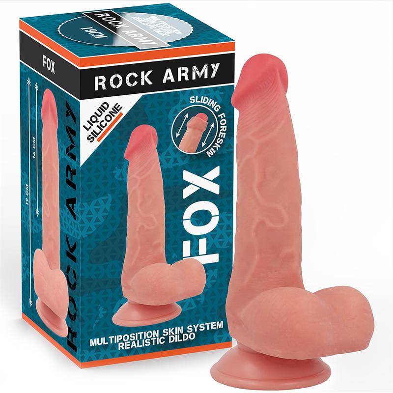 ROCK ARMY - ROCKARMY - LIQUID SILICONE FOX 19 CM -O- 3.2 CM