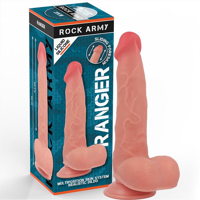 ROCK ARMY - ROCKARMY - LIQUID SILICONE RANGER 22 CM -O- 3.6 CM