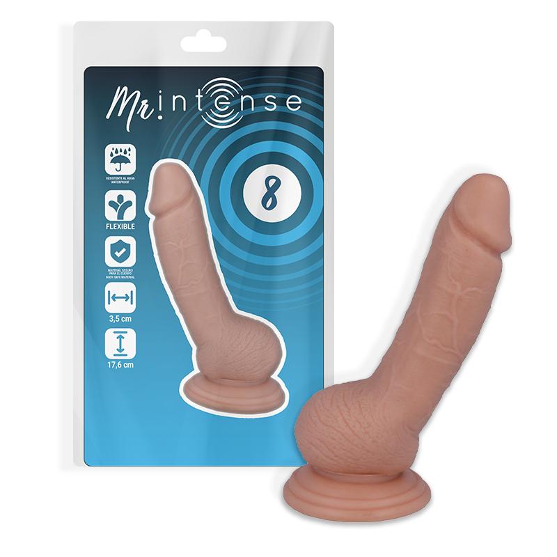 MR. INTENSE DILDOS - MR INTENSE - 8 REALISTIC COCK 17.6 CM -O- 3.5 CM