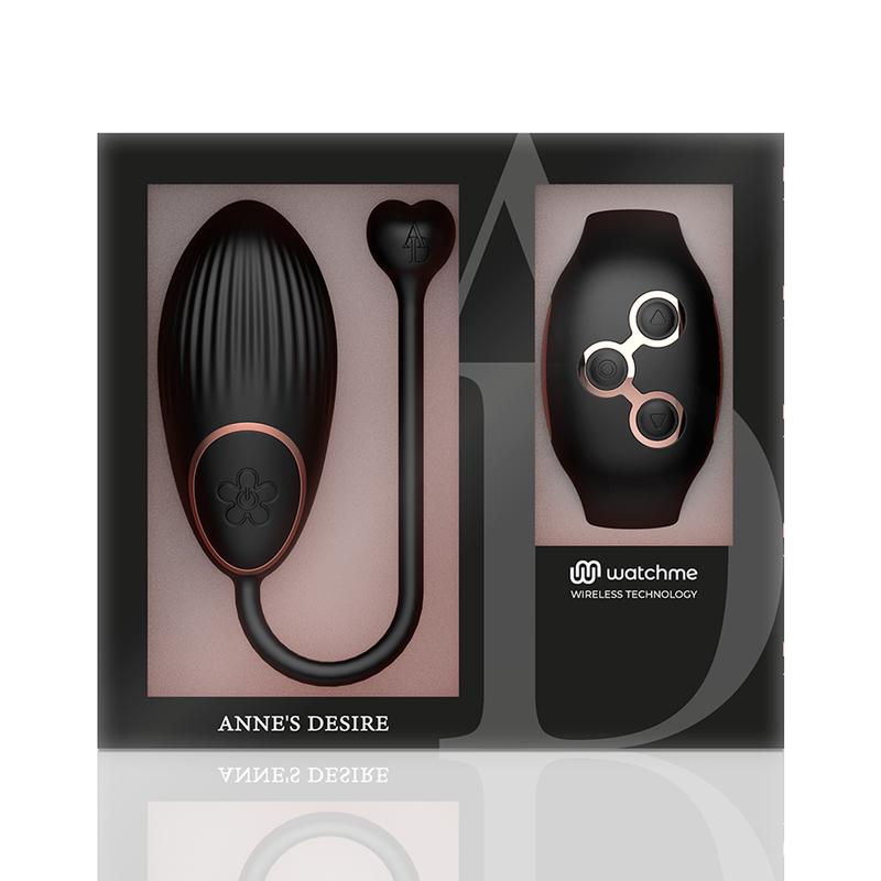 ANNE´S DESIRE - ANNE'S DESIRE - EGG REMOTE CONTROL TECHNOLOGY WATCHME BLACK/GOLD