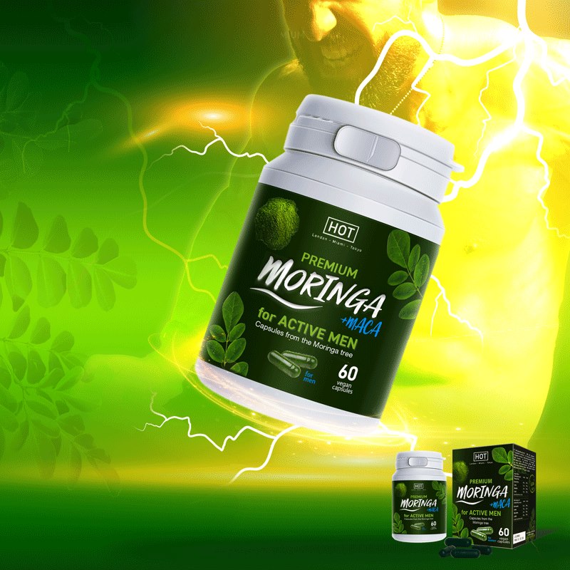 HOT BIO Moringa Man Power Caps 60 Stk. — zdjęcie 2