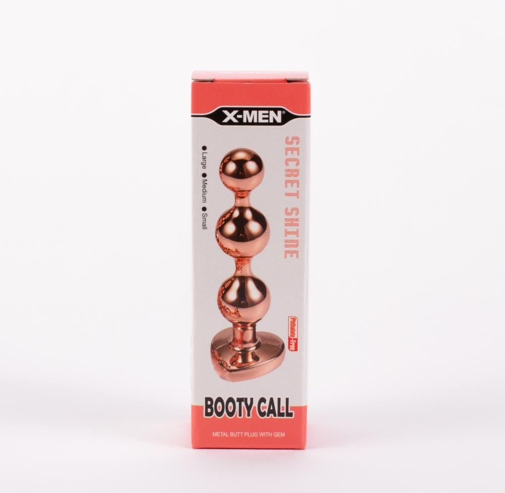 Korek analny Secret Shine Booty Call 10cm X-MEN — zdjęcie 3