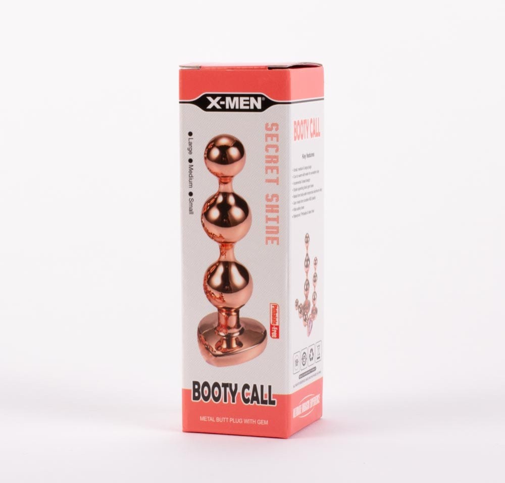 Korek analny Secret Shine Booty Call 10cm X-MEN — zdjęcie 4