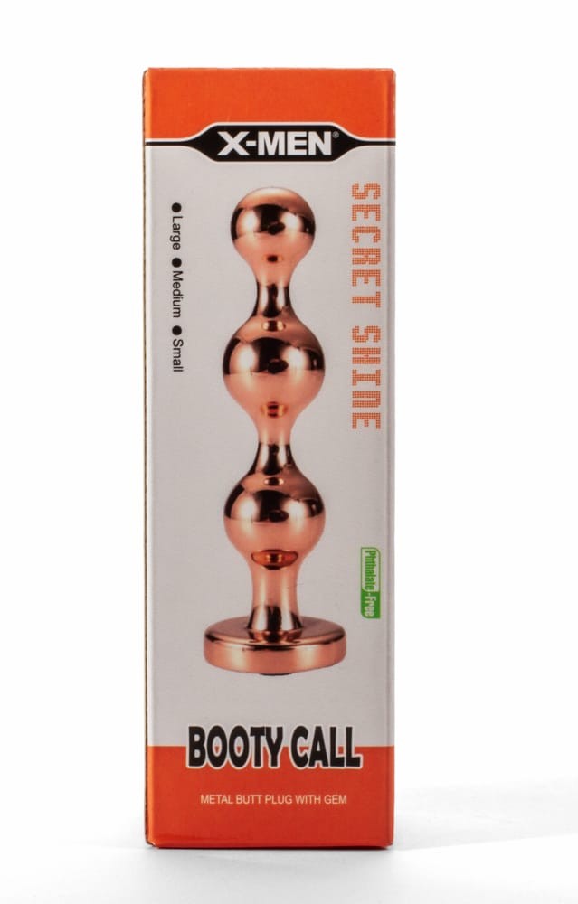 Korek analny Secret Shine Booty Call 10,5 cm X-MEN — zdjęcie 3