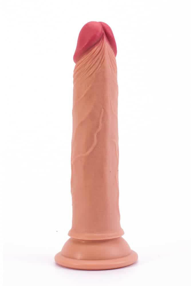 Dildo silikonowe z przyssawk¹ Dual Layered Liquid 18 cm Lovetoy — zdjęcie 4