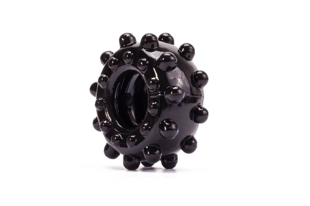 Piercieñ na penisa Lovetoy Power Plus czarny r. 1,6cm — zdjęcie 3
