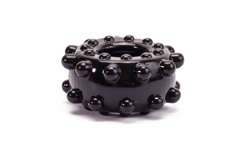 Piercieñ na penisa Lovetoy Power Plus czarny r. 1,6cm — zdjęcie 4