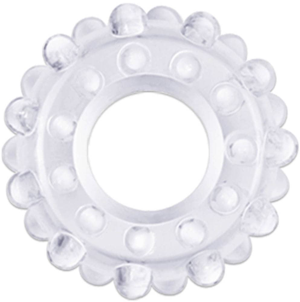 Piercieñ na penisa Lovetoy Power Plus przezroczysty r. 1,6cm — zdjęcie 3
