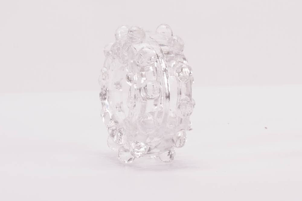 Piercieñ na penisa Lovetoy Power Plus przezroczysty r. 1,6cm — zdjęcie 4
