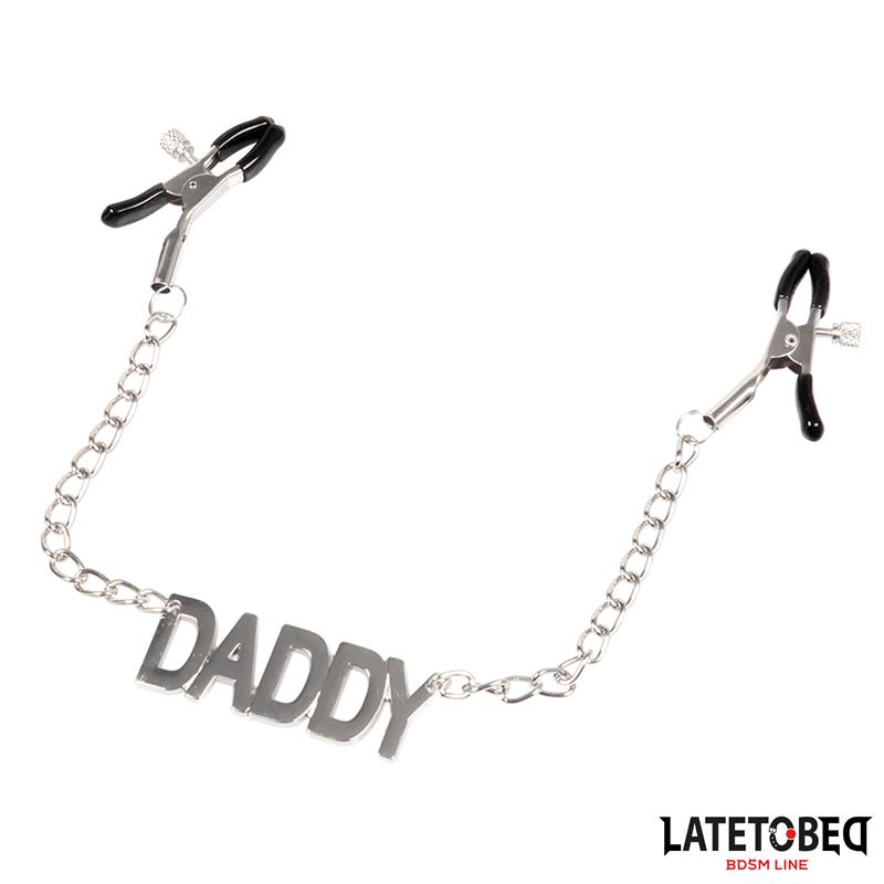 LATETOBED BDSM LINE - Nipple Clamps with Daddy