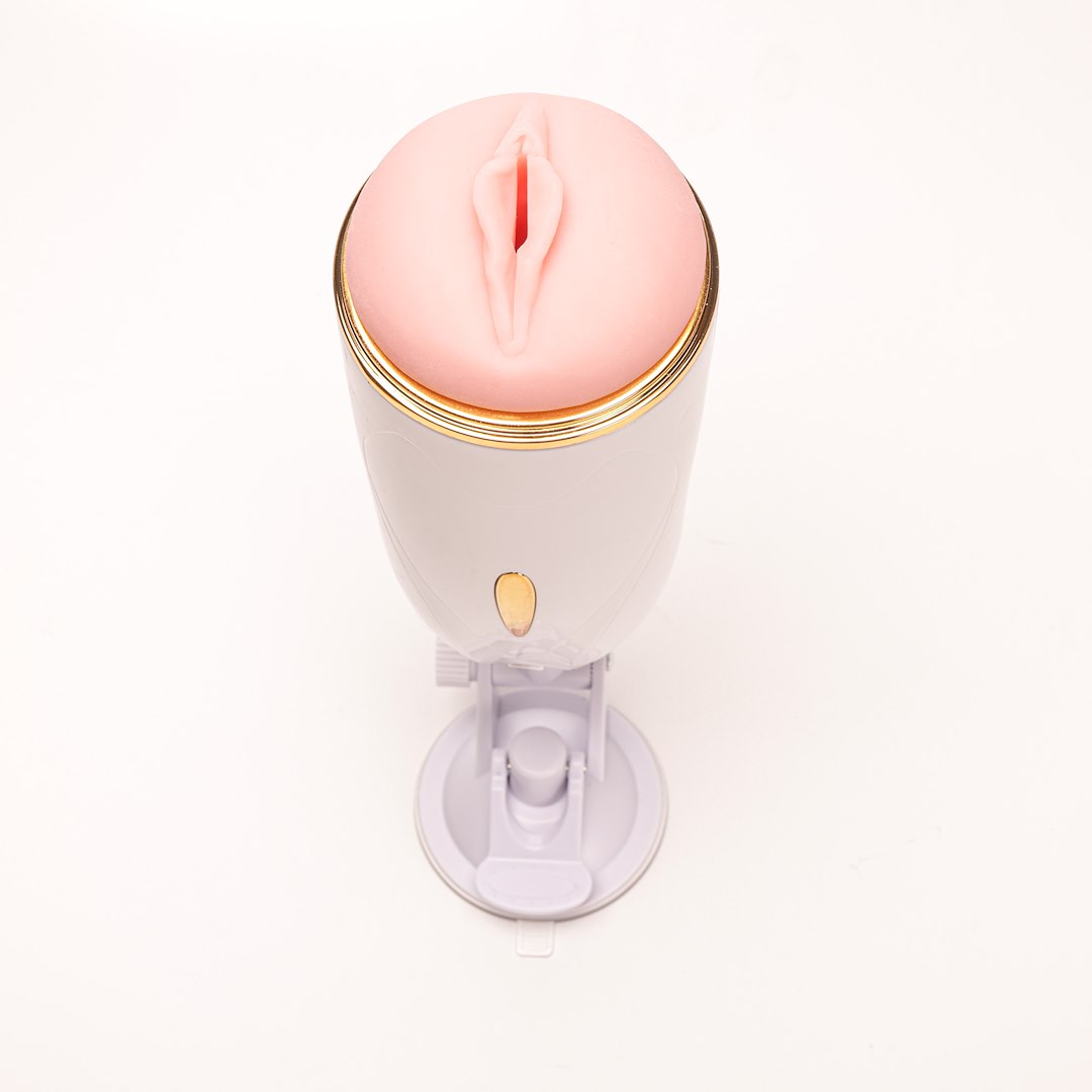 Velvet Touch - Masturbator Z Wibracj¹ Wagina  Cyberskóra £adowany Usb Bia³y — zdjęcie 2