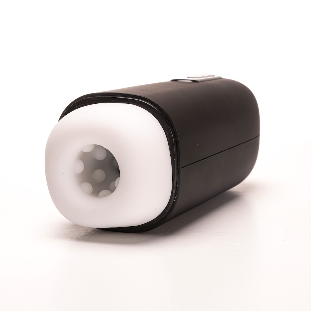 Velvet Touch - Masturbator Z Wibracj¹ Ssaniem Cyberskóra £adowany Usb Czarny — zdjęcie 2