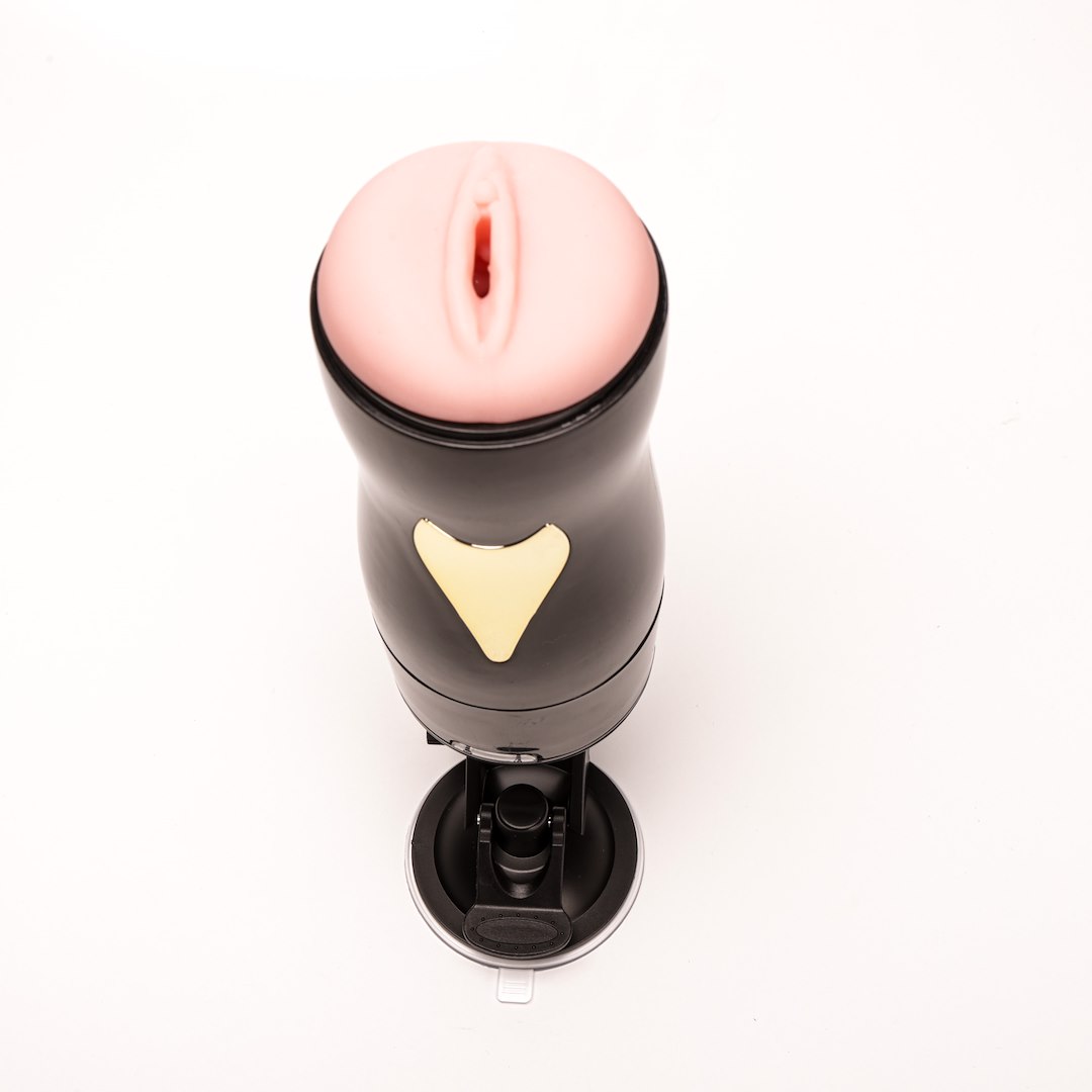 Velvet Touch - Masturbator Z Wibracj¹ Wagina Cyberskóra £adowany Usb Czarny — zdjęcie 2