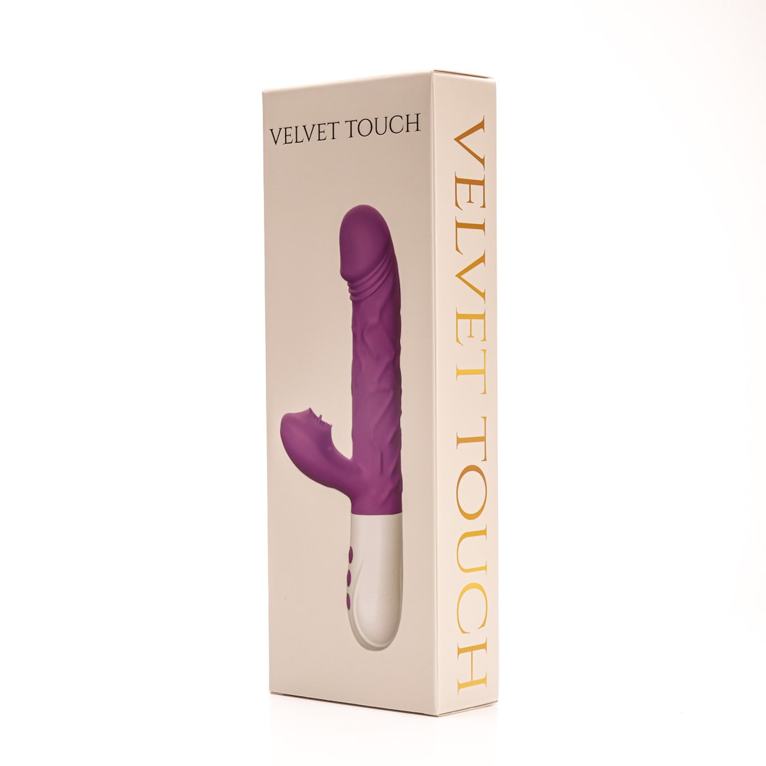 Velvet Touch - Wibrator Silikonowy Typ Króliczek £adowany Usb Fioletowy