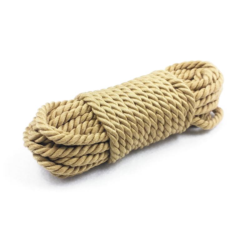 LATETOBED BDSM LINE - Synthetic Hemp Bondage Rope Nature 10 Meter — zdjęcie 2