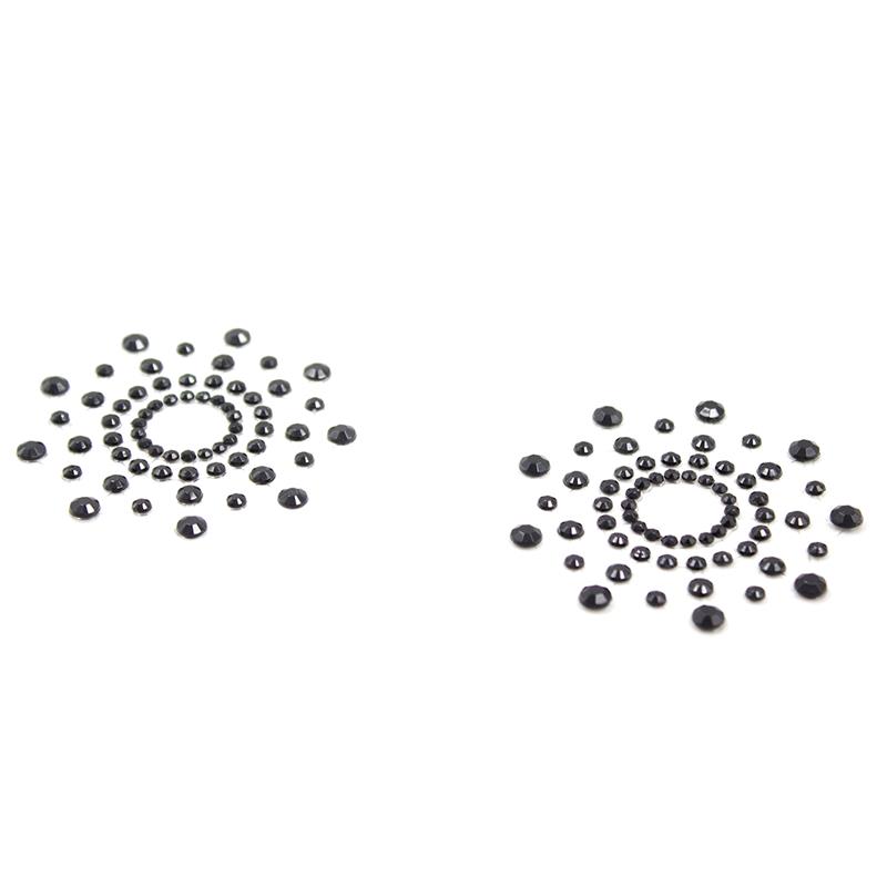 LATETOBED BDSM LINE - Snowflake Nippel Covers Black — zdjęcie 2
