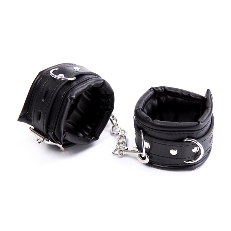 LATETOBED BDSM LINE - Ankle Cuffs Black — zdjęcie 2