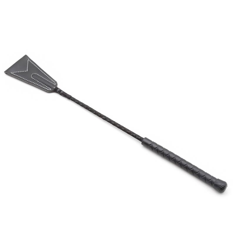 LATETOBED BDSM LINE - White Lining Riding Crop — zdjęcie 2