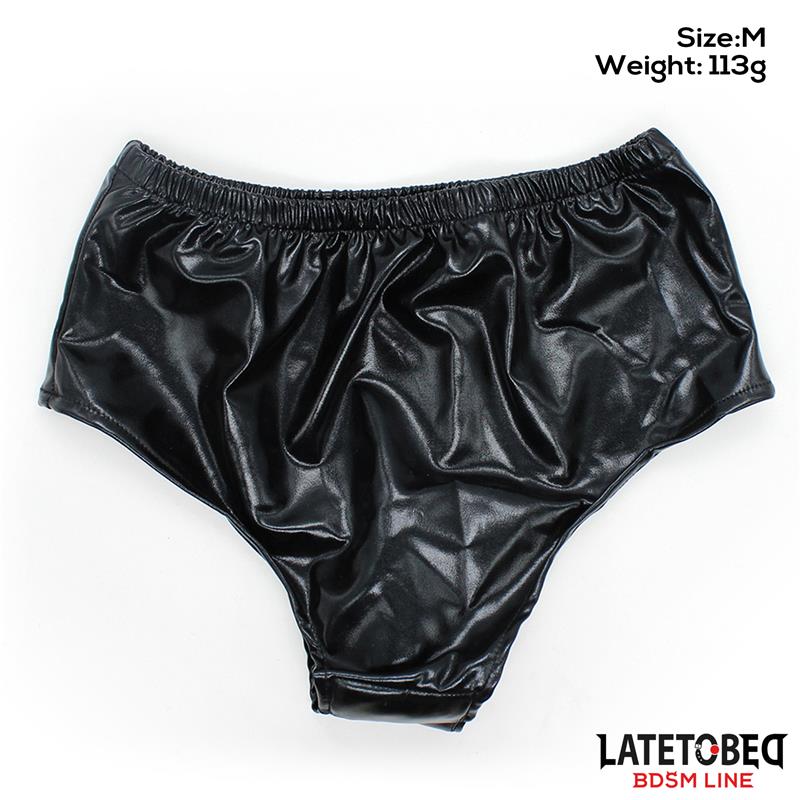 LATETOBED BDSM LINE - Elastic Briefs with Semi Realistic Dildo — zdjęcie 2