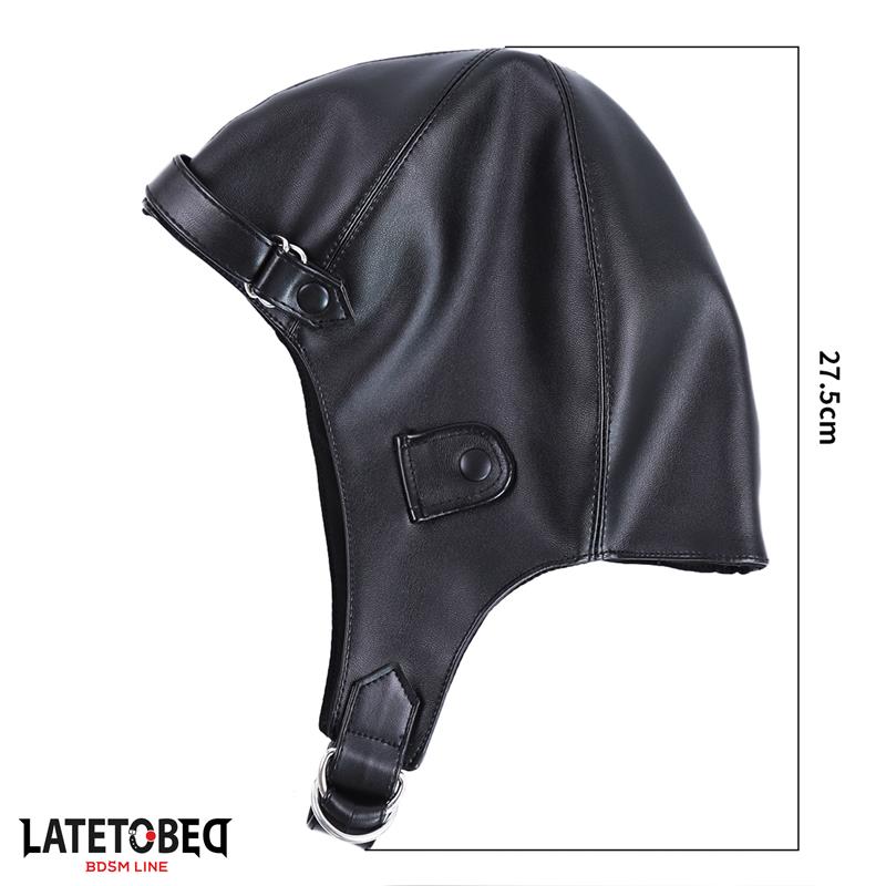 LATETOBED BDSM LINE - Hood Black — zdjęcie 2
