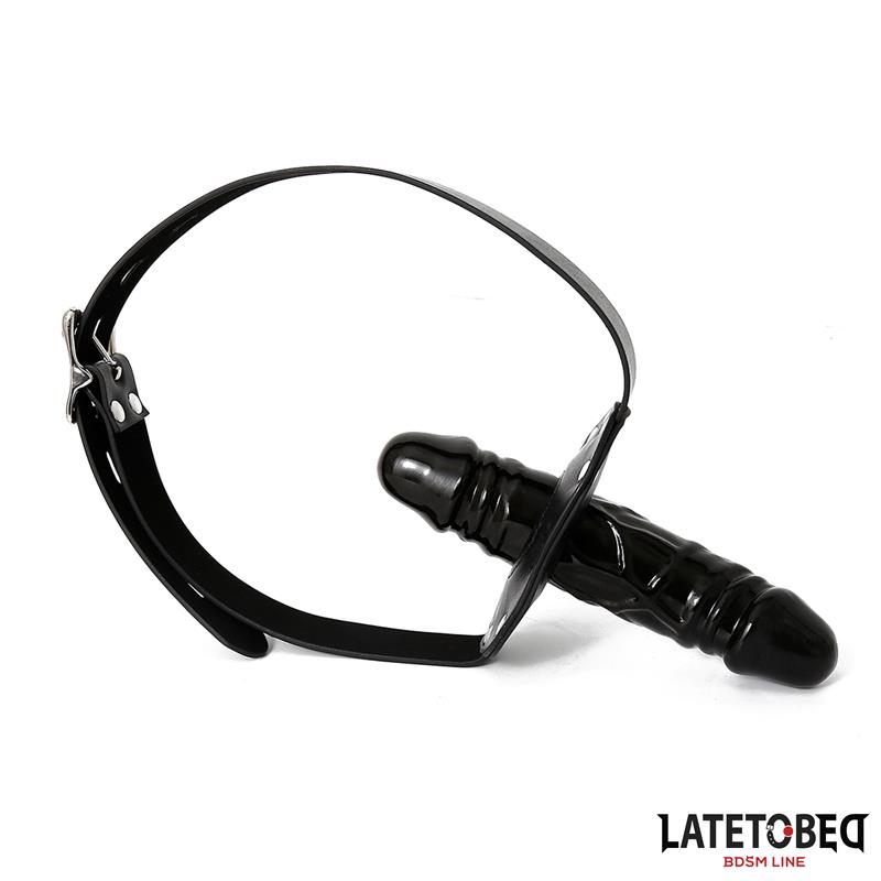 LATETOBED BDSM LINE - Double Penis Gag — zdjęcie 2