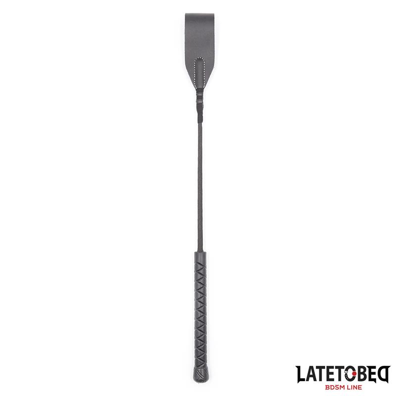 LATETOBED BDSM LINE - Classic Whip Black 60cm — zdjęcie 2