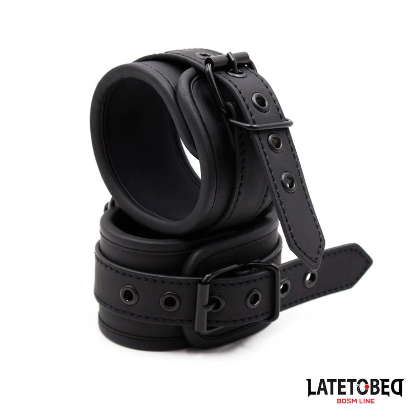 LATETOBED BDSM LINE - Solid black wrist — zdjęcie 2