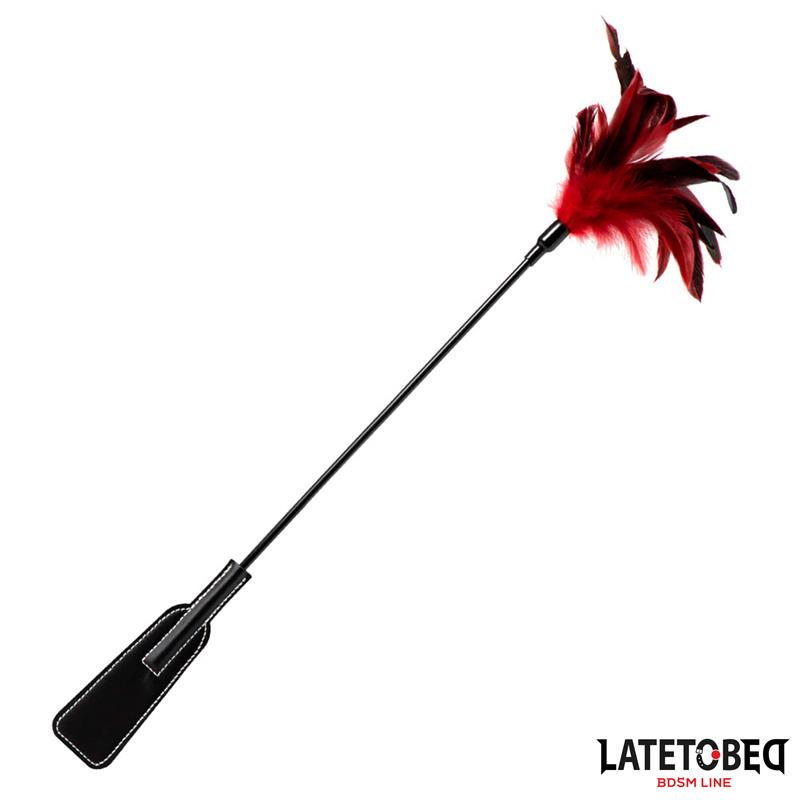 LATETOBED BDSM LINE - 2-in-1 Paddle with feather — zdjęcie 2