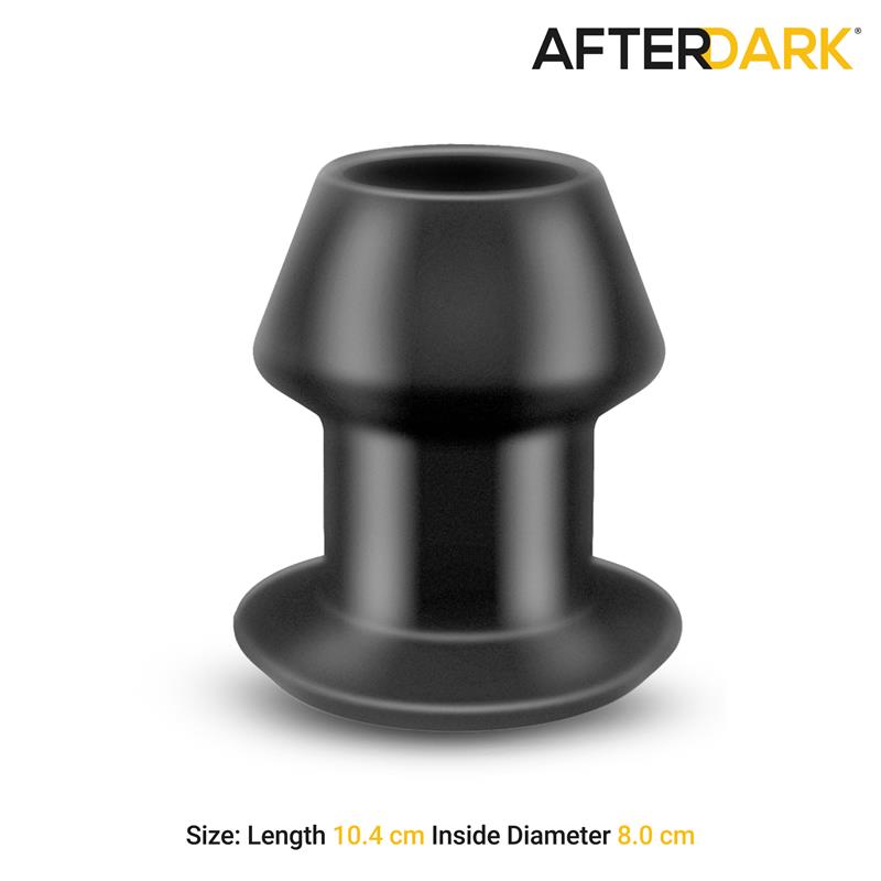 AFTERDARK - Bram Open Hollow Anal Plug Size L — zdjęcie 2