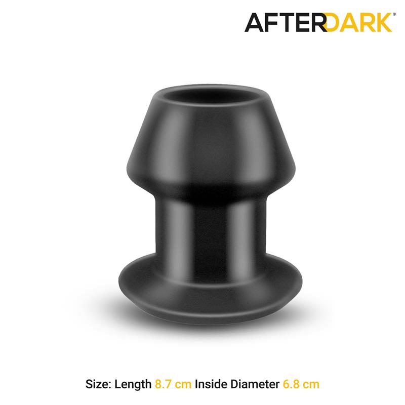 AFTERDARK - Bram Open Hollow Anal Plug Size M — zdjęcie 2