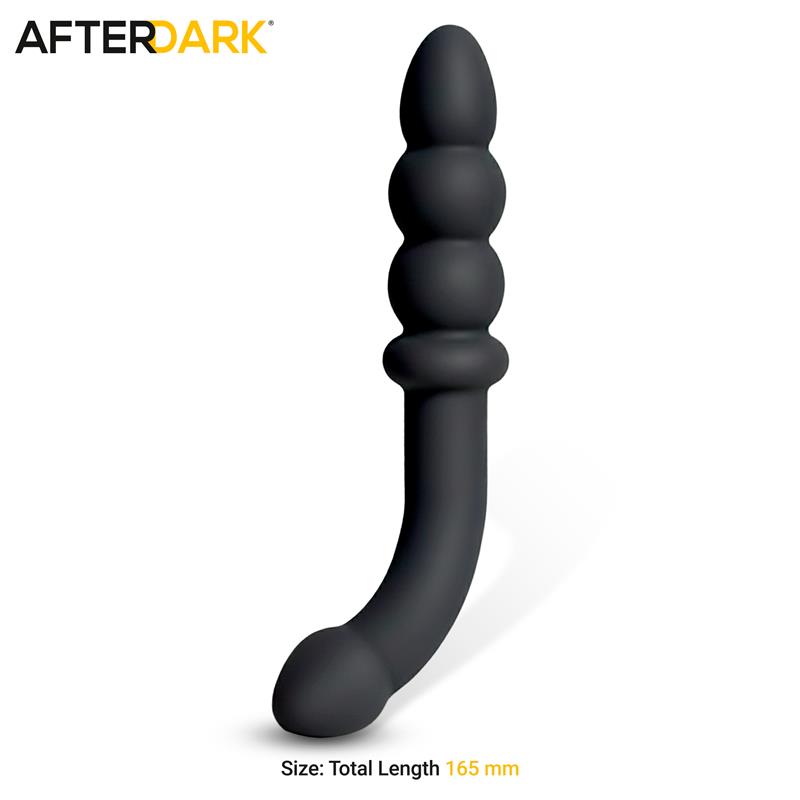 AFTERDARK - Velor Double Anal Massager Silicone — zdjęcie 2