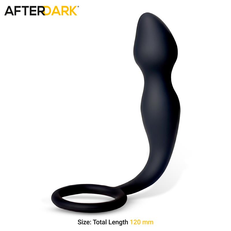 AFTERDARK - Johan Anal Plug with Silicone Ring — zdjęcie 2