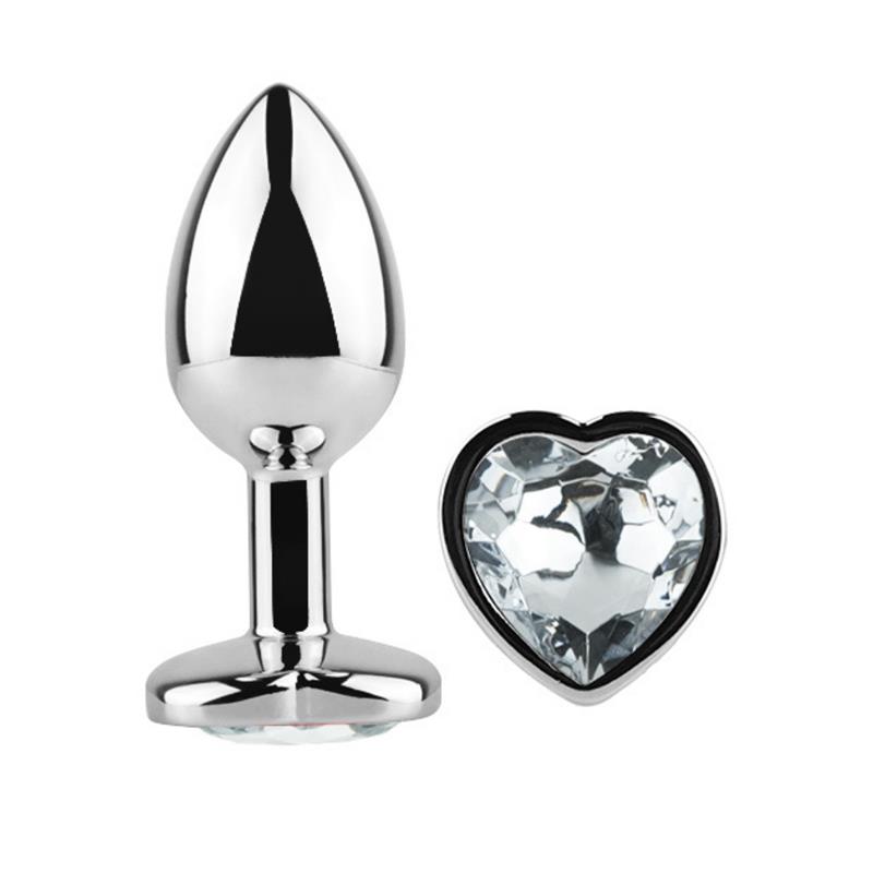 AFTERDARK - Heart Shaped Butt Plug Size Talla L — zdjęcie 2