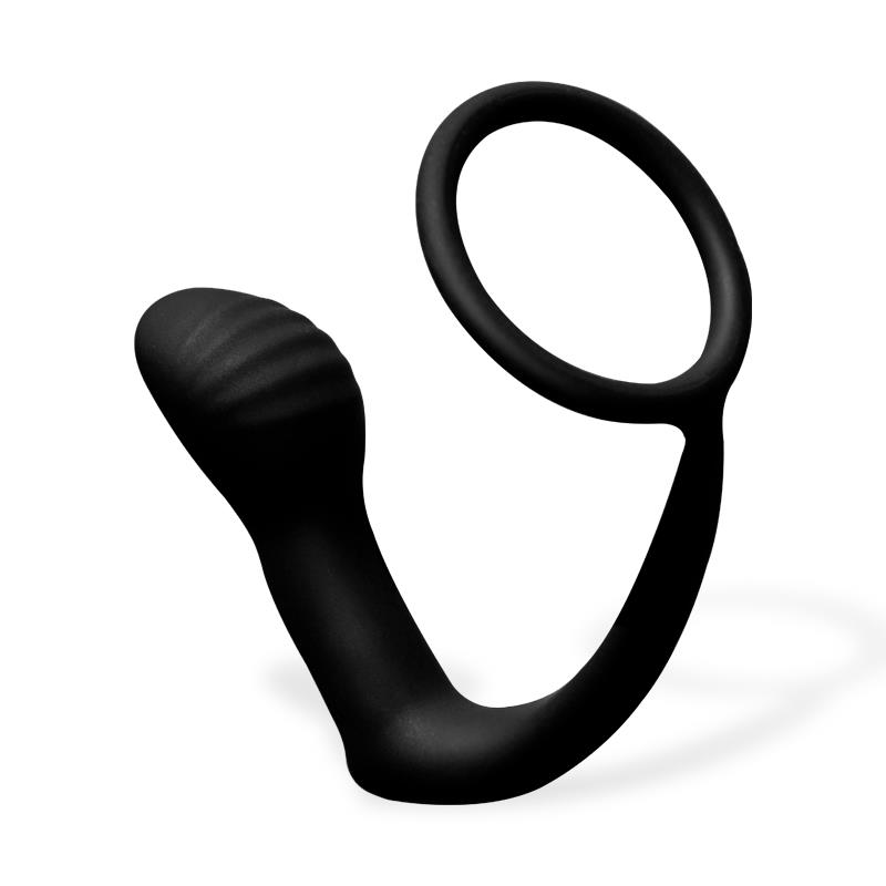 AFTERDARK - Carnelian Vibrating Anal Plug with Penis Ring — zdjęcie 2