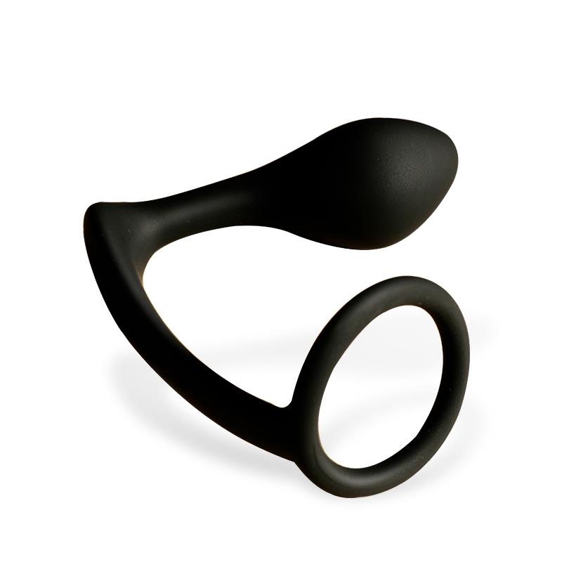 AFTERDARK - Yastant Anal Plug with Testicles Ring — zdjęcie 2