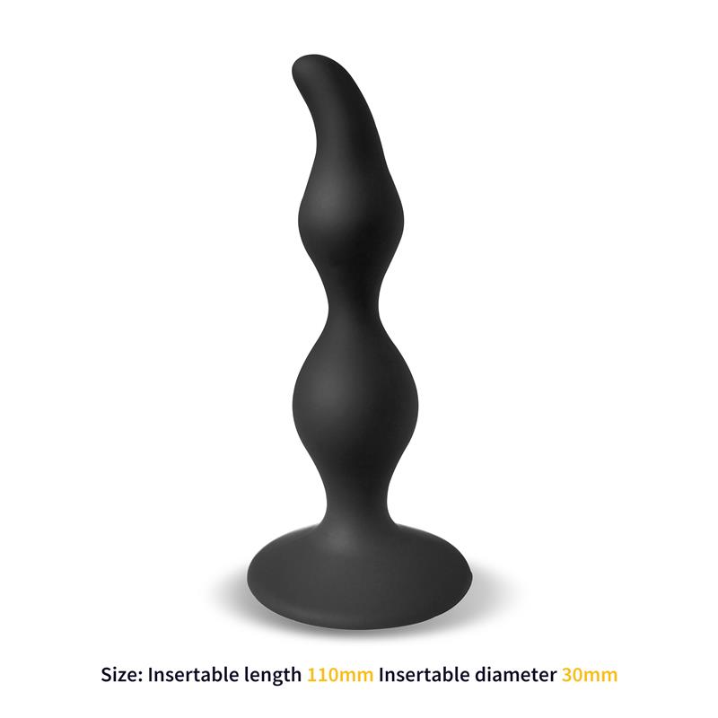 AFTERDARK - Dylamic Butt Plug Silicone 11 cm x 3 cm — zdjęcie 2