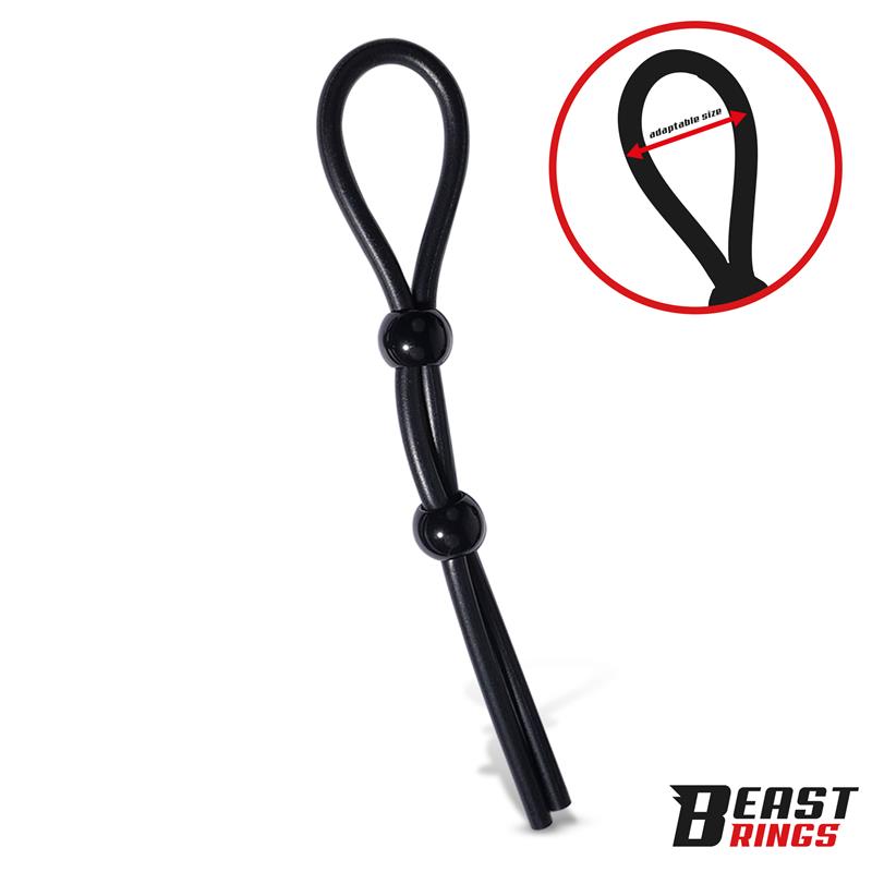BEAST RINGS - Lasso Adjustable Silicone Cock Ring — zdjęcie 2